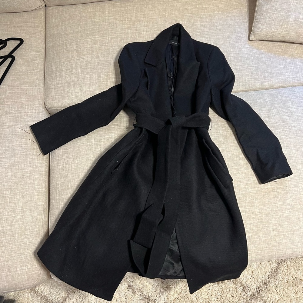 Zara black coat
